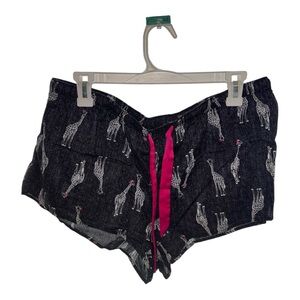 Secret Treasures Sleepwear Essentials Giraffe Floral Pajama Shorts